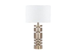 Elon Stacked Table Lamp - Champagne Gold