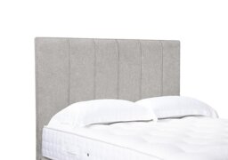 Artisan Collection Rhodes High Floor Standing Headboard - Super King - Tweed Stone