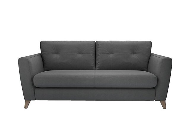 The Lounge Co. - Hermione 3 Seater Fabric Sofa - Slate Shadow