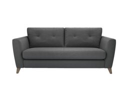 The Lounge Co. - Hermione 3 Seater Fabric Sofa - Slate Shadow