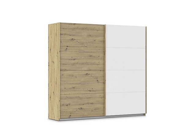 Rauch - Freja 226cm 2 Door Sliding Two Toned Wardrobe - Alpine White