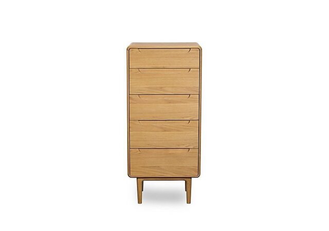 G Plan - Winchester 5 Drawer Tall Chest with Internal Mirror