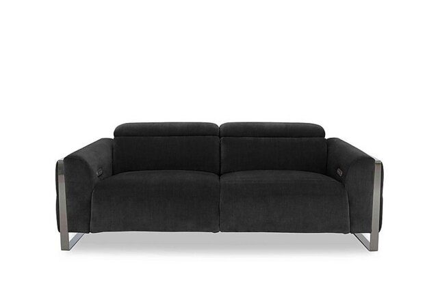 Gisella Fabric 3 Seater Power Recliner Sofa with Power Headrests - Manhattan Indigo