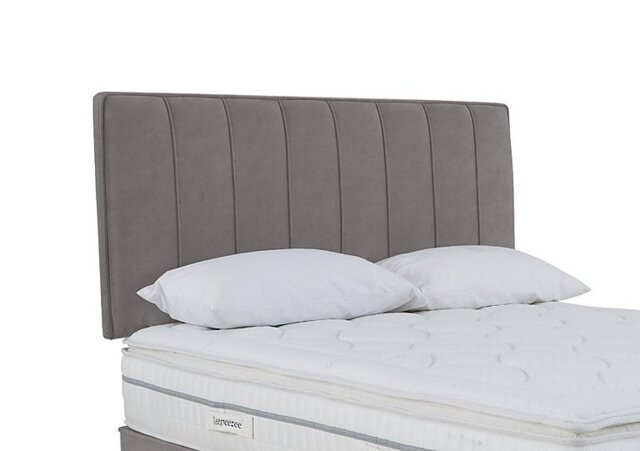 Sleepeezee - Daniel Strutted Headboard - Double - Dapple Silver