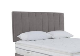 Sleepeezee - Daniel Strutted Headboard - Double - Dapple Silver