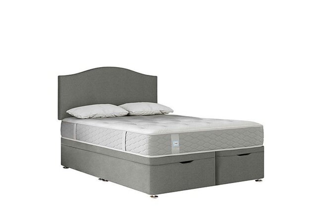 Sealy - Mellbreak Ottoman Divan Set - King Size - Wool Silver Fox