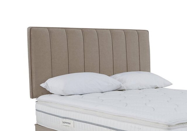 Sleepeezee - Daniel Strutted Headboard - Double - Joshua Latte