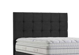 Sleepeezee - Apex Floor Standing Headboard - Small Double - Tweed Charcoal