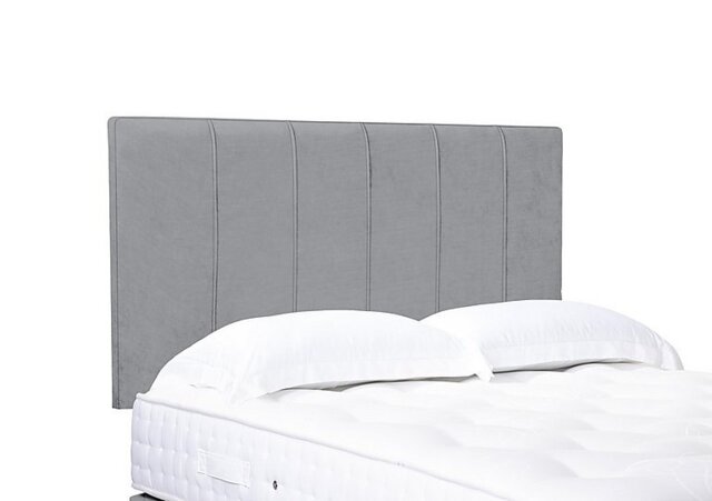 Artisan Collection Rhodes High Strutted Headboard - Small Double - Aston Silver
