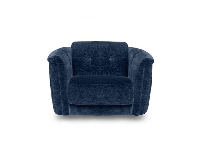 Monarch Fabric Cuddler Chair - Aston Navy