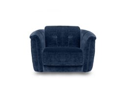 Monarch Fabric Cuddler Chair - Aston Navy