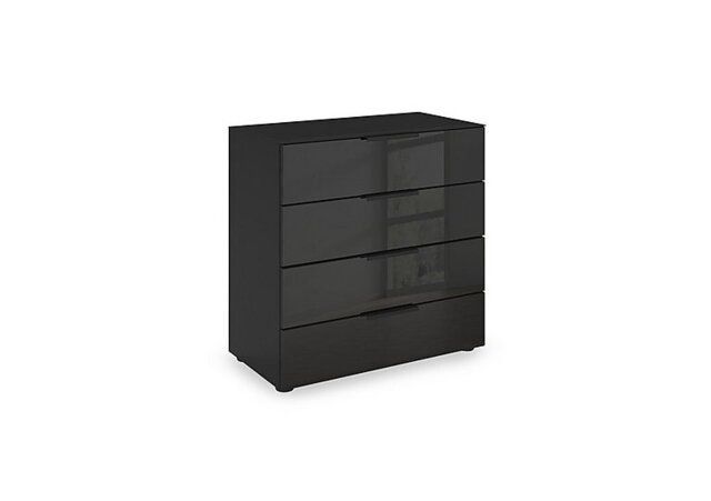 Rauch - Haven 80cm 4 Drawer Décor Chest with Glass Front