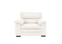 World of Leather - Cozee Leather Armchair - BV Star White