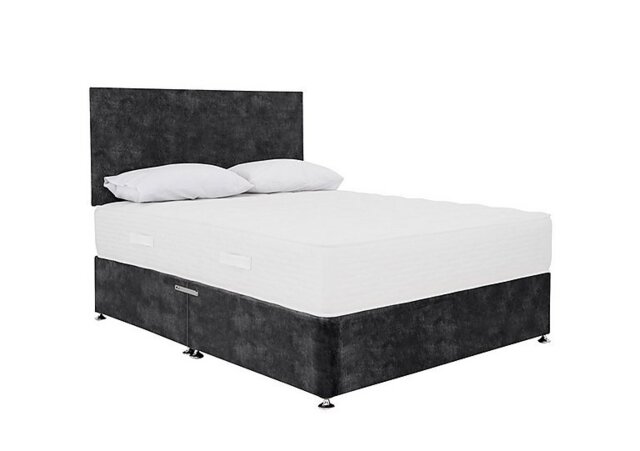 Sleep Cool Divan Set with 2 Drawers - Super King - Lace Domino