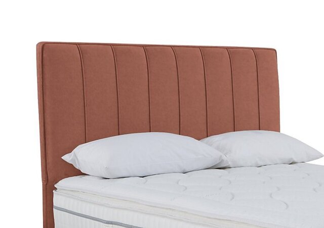 Sleepeezee - Daniel Floor Standing Headboard - Super King - Burnt Orange
