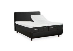 TEMPUR - Arc Ergo Smart Base Bed Frame with Form Headboard - Super King - Black & Gold