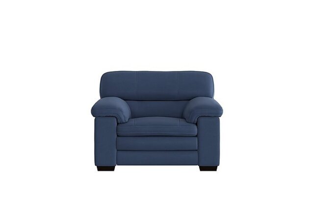 World of Leather - Cozee Fabric Armchair - Blue