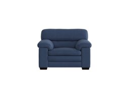 World of Leather - Cozee Fabric Armchair - Blue