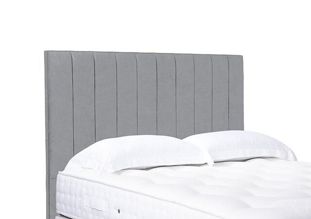 Artisan Collection Elyse High Floor Standing Headboard - King Size - Aston Silver