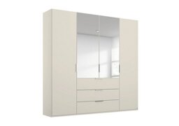 Rauch - Formes Decor 4 Door Combi Hinged Wardrobe with 2 Mirrors and Drawers