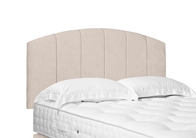 Artisan Collection Bow Standard Strutted Headboard - Double - Sandstone Pearl