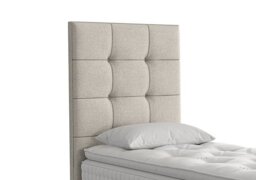 Vispring - Langdon Floor Standing Headboard - Single - Boucle Stone
