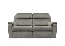 G Plan - Thornbury 3 Seater Fabric Recliner Sofa with Headrests and Power Lumbar - Mirage Slate