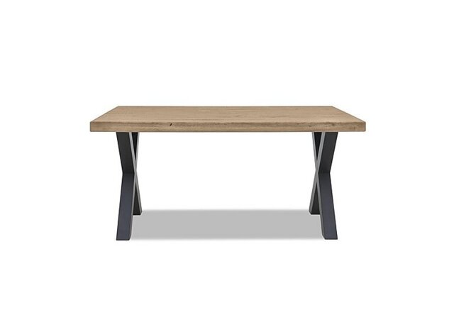Bodahl - Terra Compact Straight Edge Dining Table with X Shaped Legs - 140-cm
