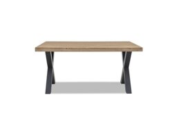 Bodahl - Terra Compact Straight Edge Dining Table with X Shaped Legs - 140-cm