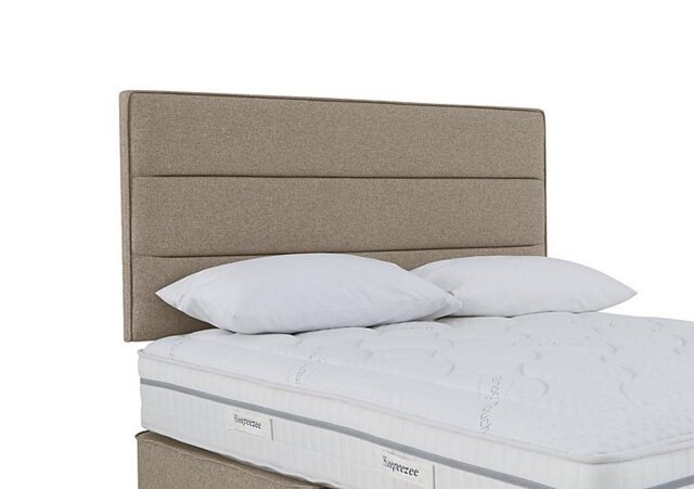 Sleepeezee - Jack Strutted Headboard - King Size - Weave Wheat