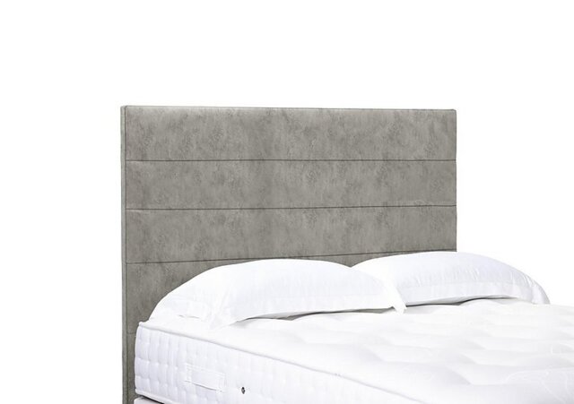 Artisan Collection Natsu High Floor Standing Headboard - Double - Daytona Stone
