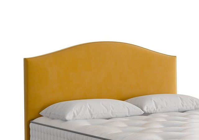Vispring - Iris Floor Standing Headboard - Super King - Plush Saffron