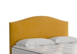 Vispring - Iris Floor Standing Headboard - Super King - Plush Saffron