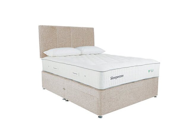 Sleepeezee - Natural Touch 3000 Divan Set - Double - Tweed Cream