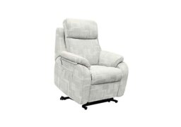 G Plan - Kingsbury Small Fabric Lift and Rise Chair - Lydia Blush