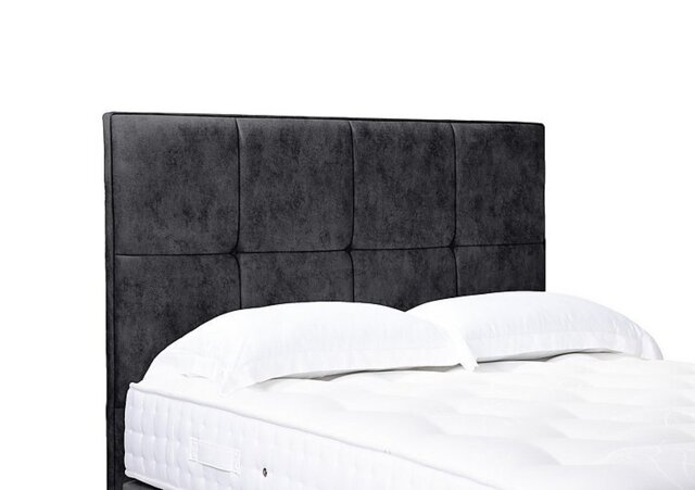 Artisan Collection Reigns High Floor Standing Headboard - Small Double - Daytona Coal