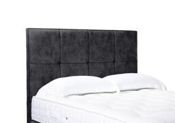 Artisan Collection Reigns High Floor Standing Headboard - Small Double - Daytona Coal