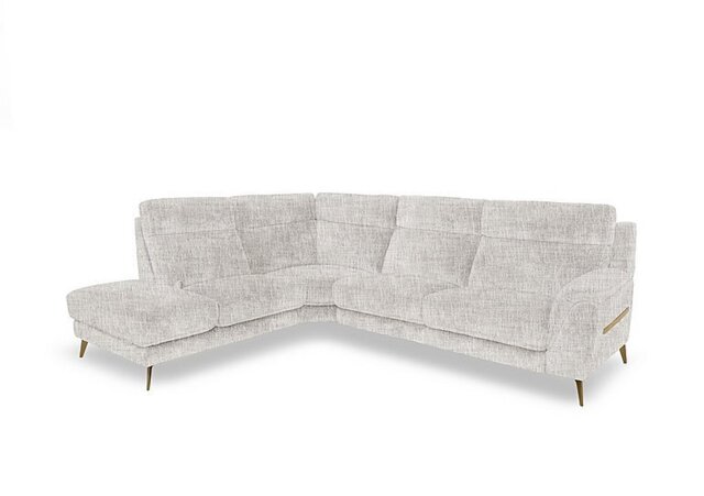 Eclipse Fabric Left Hand Facing Corner Sofa with Chaise End Storage