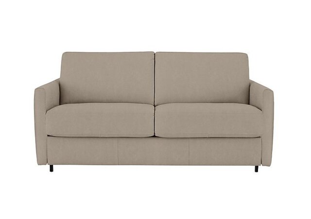 Nicoletti - Alcova 2.5 Seater Fabric Sofa Bed with Slim Arms - Flambe Visone