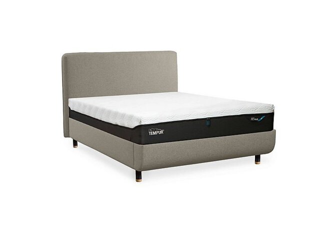 TEMPUR - Arc Disc Bed Frame with Form Headboard - Super King - Matt Black
