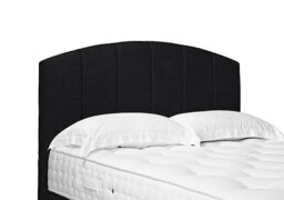 Artisan Collection Bow Standard Floor Standing Headboard - Single - Plush Ebony