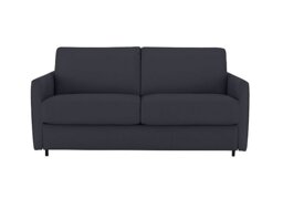 Nicoletti - Alcova 2.5 Seater Leather Sofa Bed with Slim Arms - Torello Blu