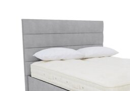 Artisan Collection Natsu Standard Floor Standing Headboard - Double - Aston Silver