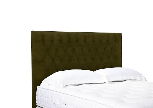 Artisan Collection Orton High Floor Standing Headboard - Double - Khaki