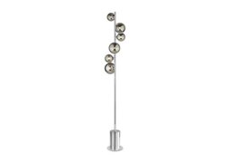 Spiral 6 Light Floor Lamp - Smoked