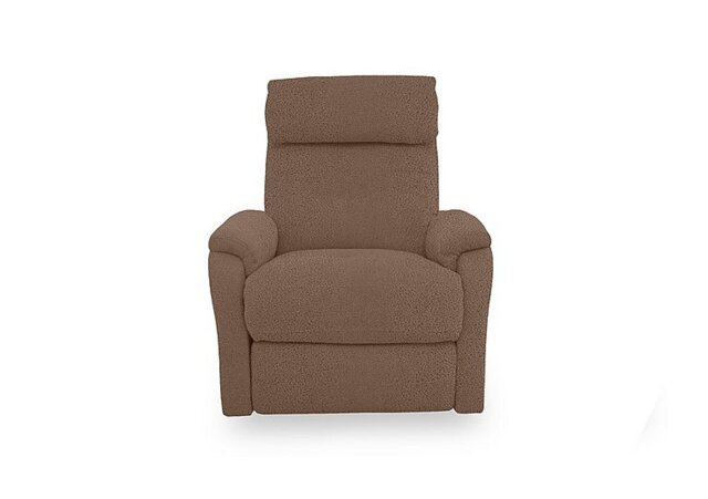 Compact Collection Titch Fabric Power Recliner Chair - Hazelnut