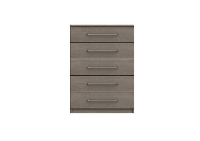 London Bedroomsfriars 5 Drawer Chest - Beige Grey Oak