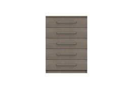 London Bedroomsfriars 5 Drawer Chest - Beige Grey Oak