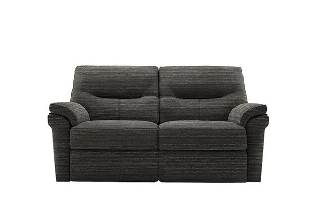 G Plan - Seattle 2 Seater Fabric Manual Recliner Sofa - Victoria Slate