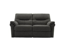 G Plan - Seattle 2 Seater Fabric Manual Recliner Sofa - Victoria Slate